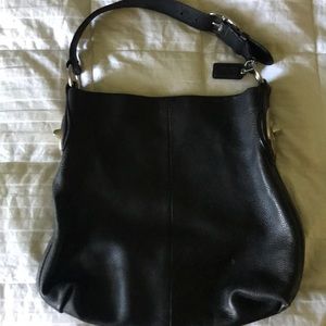Black Coach hobo bag